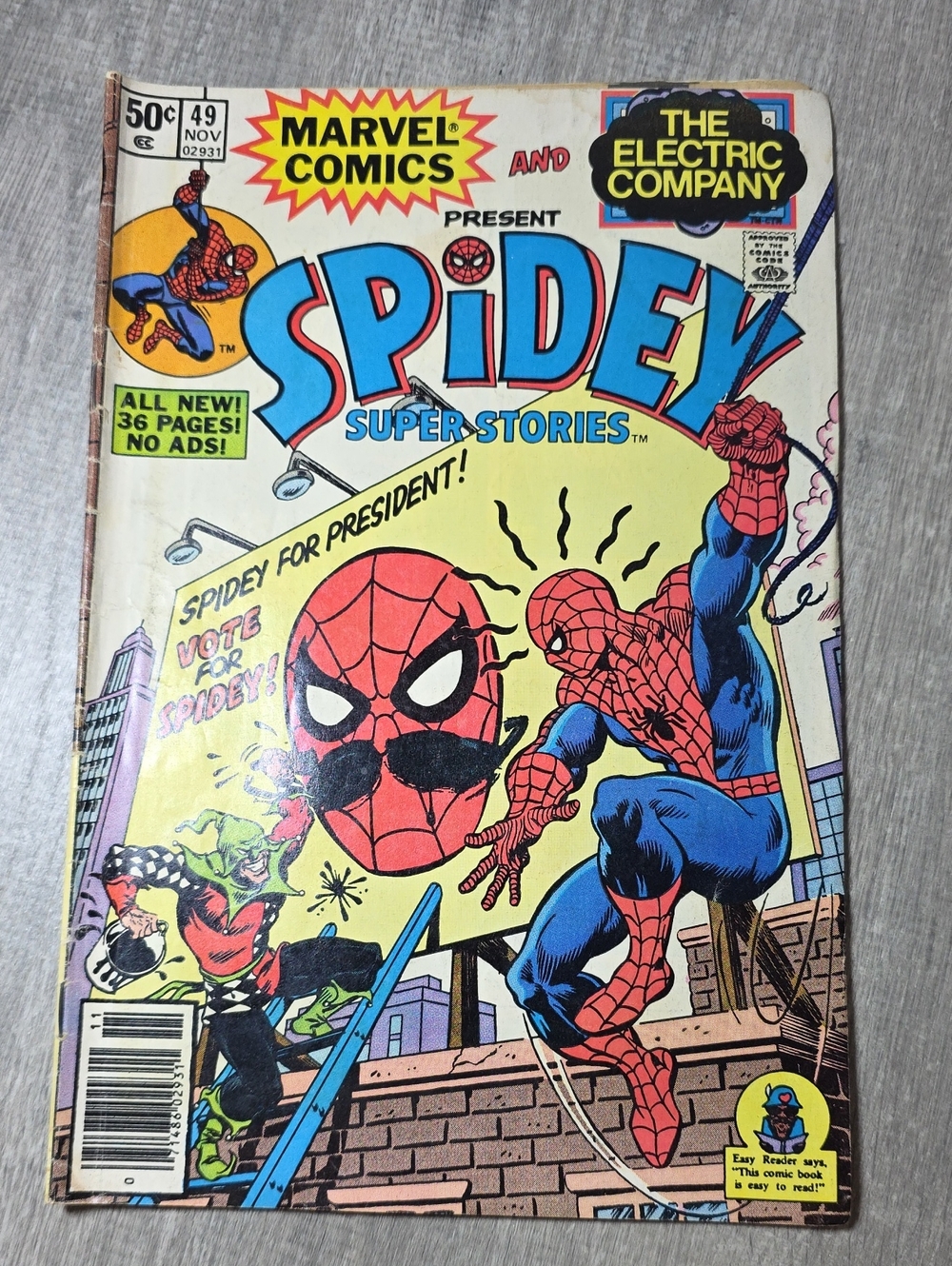 Marvel Spidey Super Stories Comic - Red & Blue